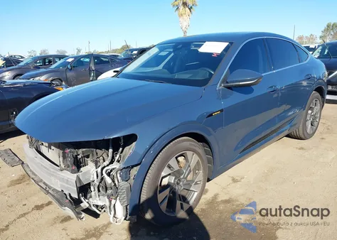 2021 Audi E-Tron Sportback Prestige Quattro from USA, damaged, VIN WA13AAGEXMB006460